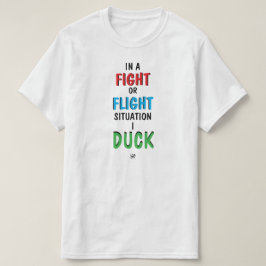 Camiseta Fight or Flight Funny Survival Humor Shirt
