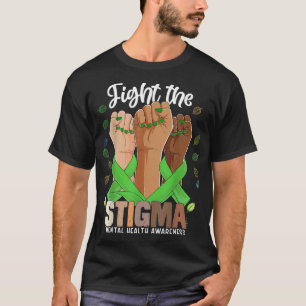 Camiseta Fight The Stigma Hand For Mental Health Awareness