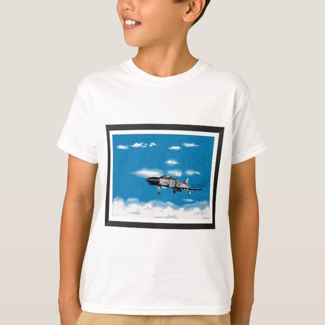 Camiseta Fighter do Marinho Fantasma F4 (Frente)