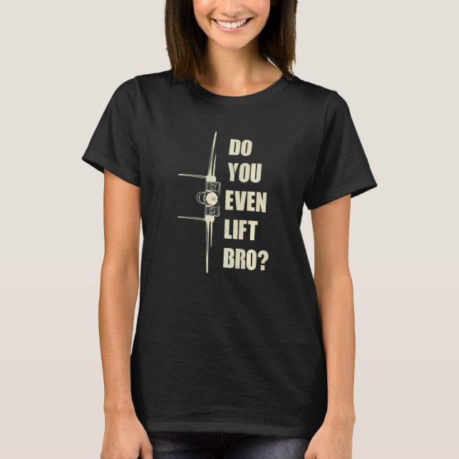 Camiseta Fighter Plane Do You even lift Bro Fighter Jet   (Frente)