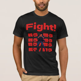 Camiseta Fighter with 90s Retro Anime Style