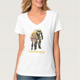 Camiseta Fighting Mech (Unidade Dourada)