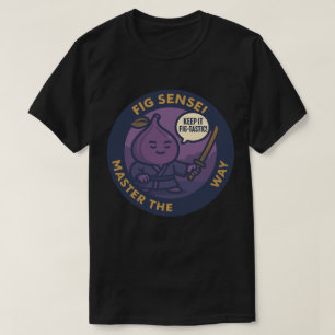 Camiseta Figo Sabedoria Fofo Sensei Japonês
