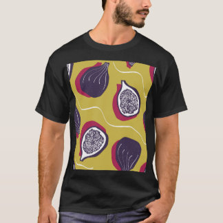 Camiseta Figos Estilizados Vintage Impressão