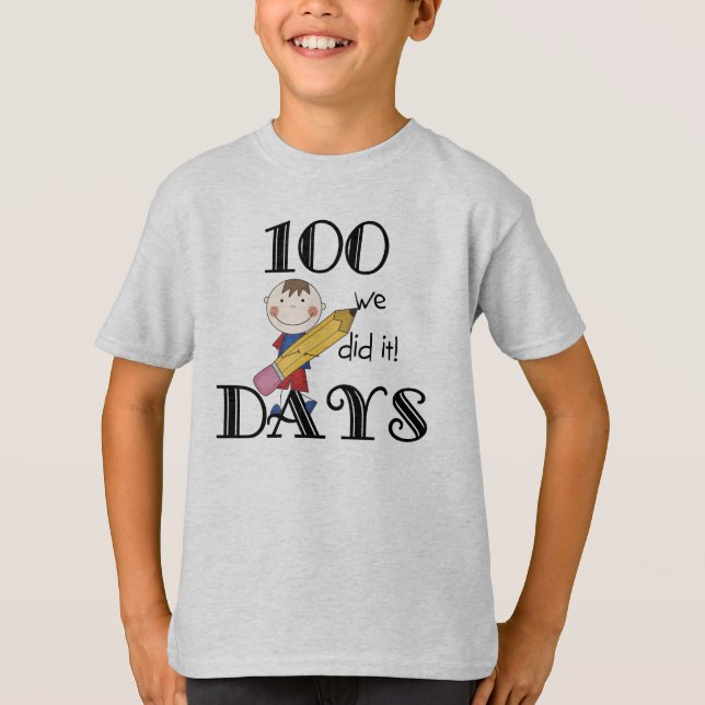 Camiseta Figura 100 Dias com o Stick (Frente)
