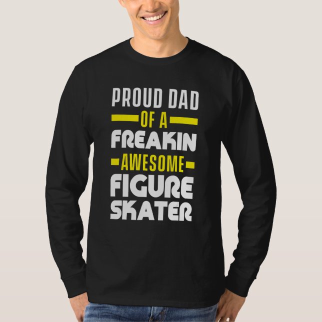 Camiseta Figura 3 - Equipe 3 do Skate de Patinação no Gelo (Frente)