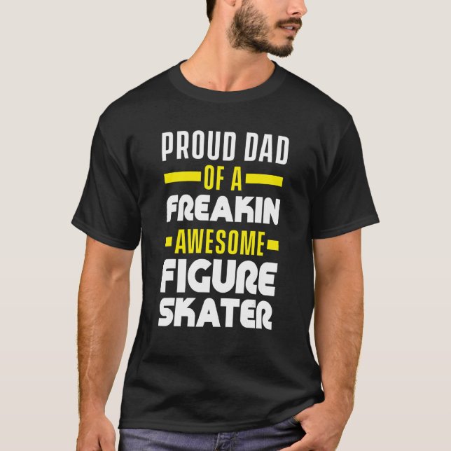 Camiseta Figura 3 - Equipe 3 do Skate de Patinação no Gelo (Frente)