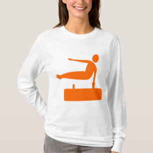 Camiseta Figura da abóbada - laranja
