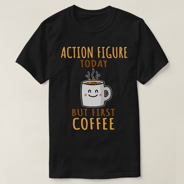 Camiseta Figura de ação em corte (Frente do Design)