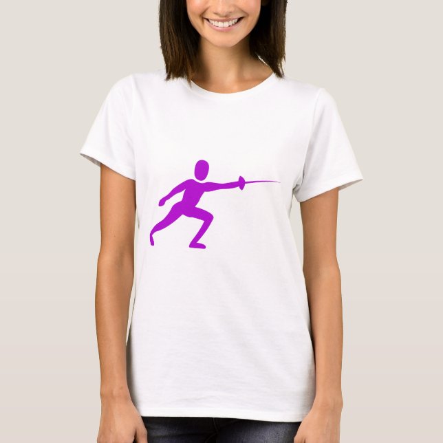 Camiseta Figura de cerca - Roxo (Frente)