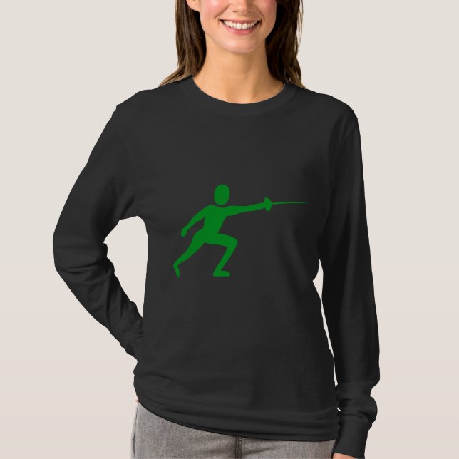 Camiseta Figura de cerca - Verde-gramínea (Frente)