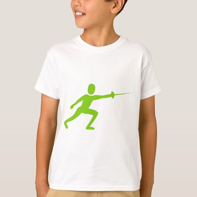 Camiseta Figura de cerca - Verde marciano (Frente)