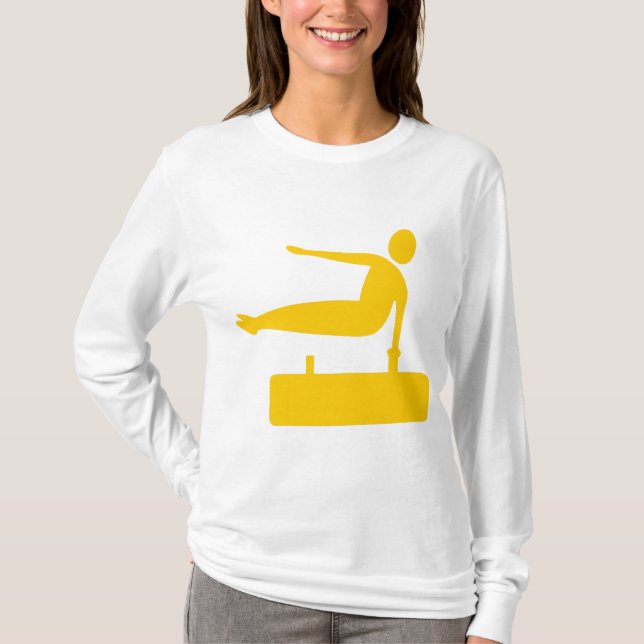 Camiseta Figura de compartimentação - âmbar (Frente)