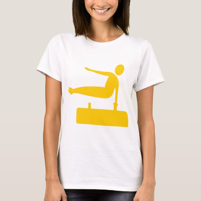 Camiseta Figura de compartimentação - âmbar (Frente)