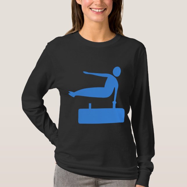 Camiseta Figura de compartimentação - Azul-bebê (Frente)