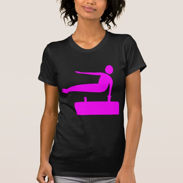 Camiseta Figura de compartimentação - Magenta (Frente)