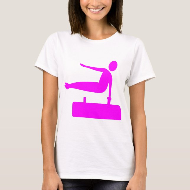 Camiseta Figura de compartimentação - Magenta (Frente)