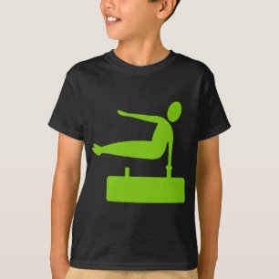 Camiseta Figura de compartimentação - Verde marciano