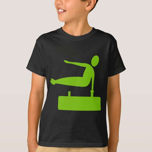 Camiseta Figura de compartimentação - Verde marciano (Frente)