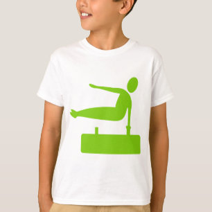 Camiseta Figura de compartimentação - Verde marciano
