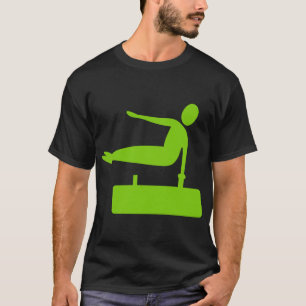 Camiseta Figura de compartimentação - Verde marciano