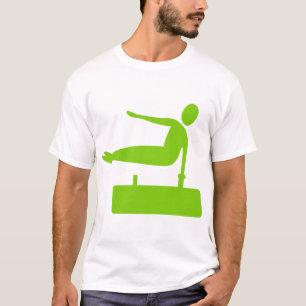 Camiseta Figura de compartimentação - Verde marciano