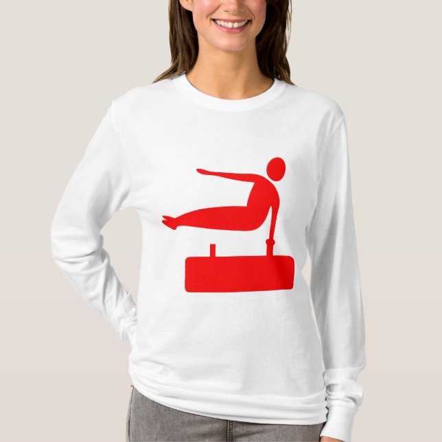 Camiseta Figura de compartimentação - Vermelho (Frente)