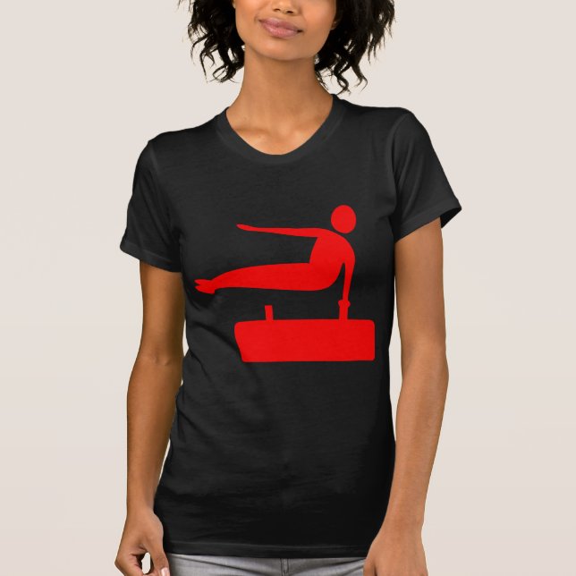 Camiseta Figura de compartimentação - Vermelho (Frente)