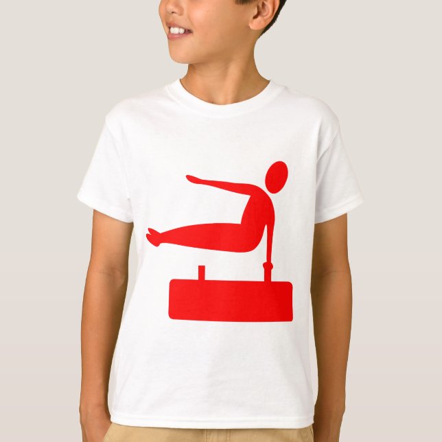 Camiseta Figura de compartimentação - Vermelho (Frente)