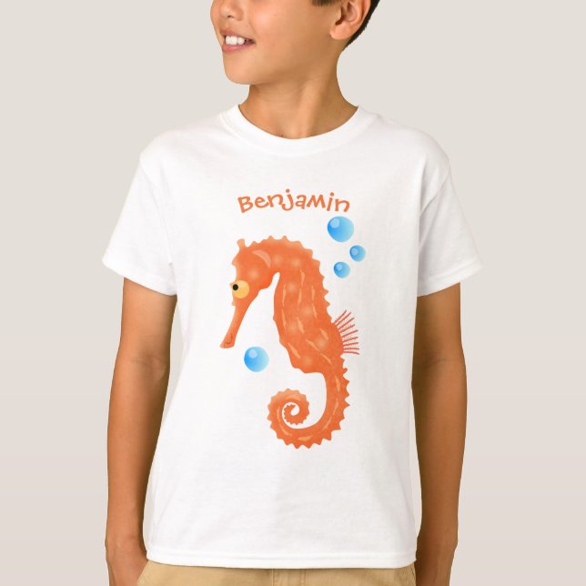 Camiseta Figura de desenho animado das bolhas de laranja-ac (Frente)