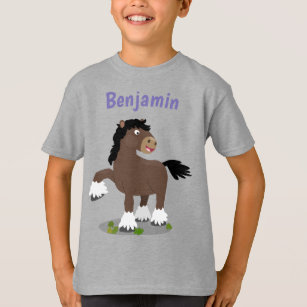 Designs PNG de cavalo de desenho animado para Camisetas e Merch