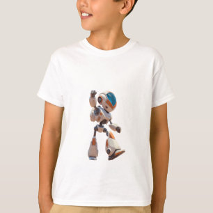 Camiseta "Figura de Droid Explorador Pronto para Ação"