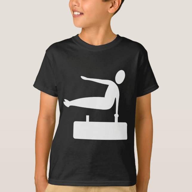 Camiseta Figura de salto - Branco (Frente)