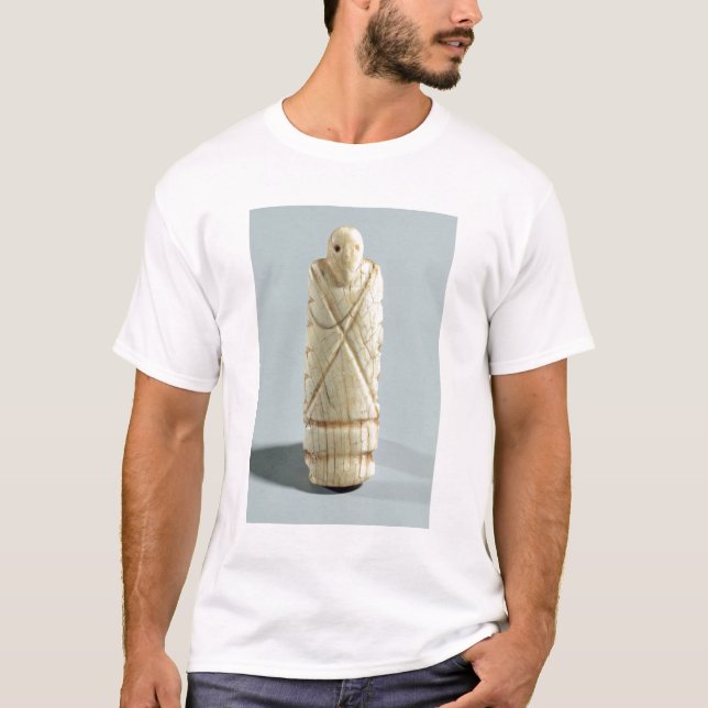 Camiseta Figura de um homem farpado (marfim do elefante) (Frente)