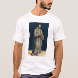 Camiseta Figura de uma monge Franciscan