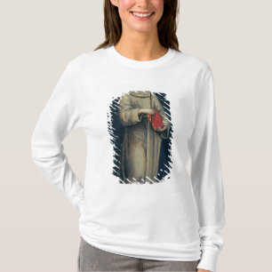 Camiseta Figura de uma monge Franciscan