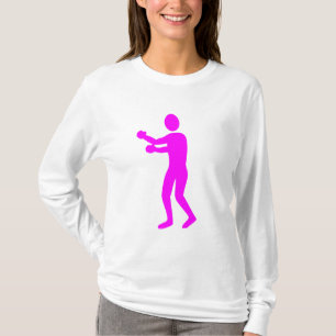 Camiseta Figura do encaixotamento - magenta