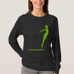 Camiseta Figura do mergulho - verde de Marciano