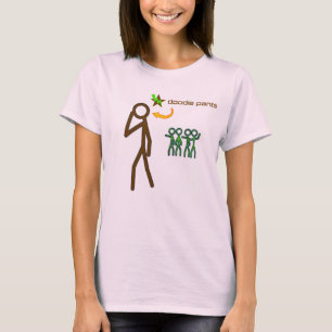 Camiseta Figura Doodiepants da vara