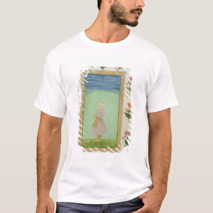 Camiseta Figura ereta de um menino com um punhal jewelled
