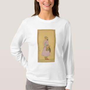 Camiseta Figura ereta de um príncipe de Mughal, do pequeno