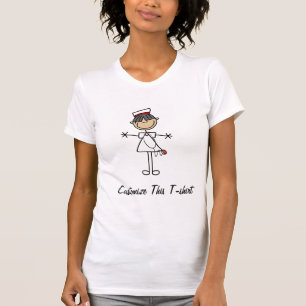 Camiseta Figura fêmea asiática t-shirt e presentes da vara