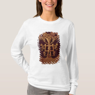 Camiseta Figura humana pendente com mantilha