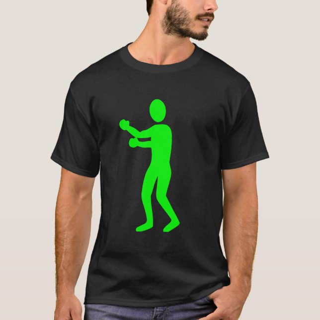 Camiseta Figura in a box - Verde (Frente)