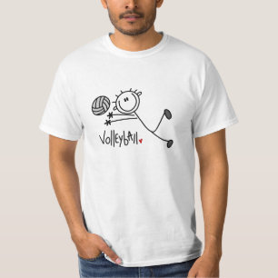 Camiseta Figura masculina básica voleibol da vara