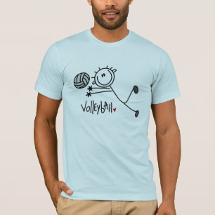 Camiseta Figura masculina básica voleibol da vara