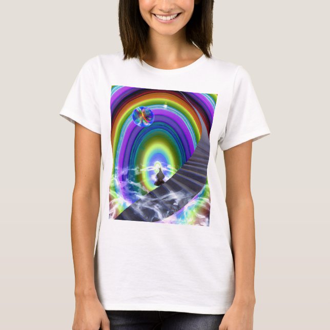Camiseta Figura Misteriosa no Stargate Inter-Dimensional (Frente)
