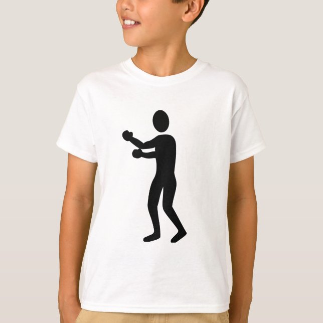 Camiseta Figura na caixa - Preto (Frente)