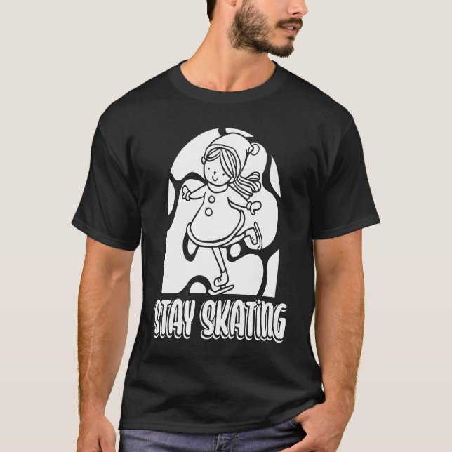 Camiseta Figura Patinação De Gelo (Frente)