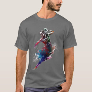 Camiseta Figura patinando arte esportiva figurando spo